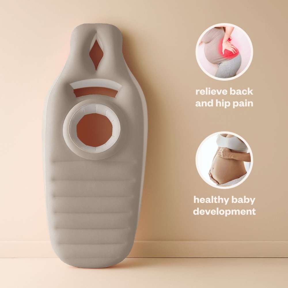 Gray Pregnancy Support Pillow